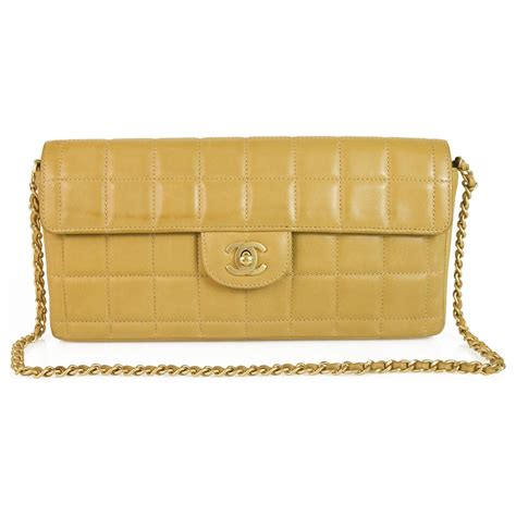 chanel chocolate bar square bag|Chanel lambskin chocolate bar flap.